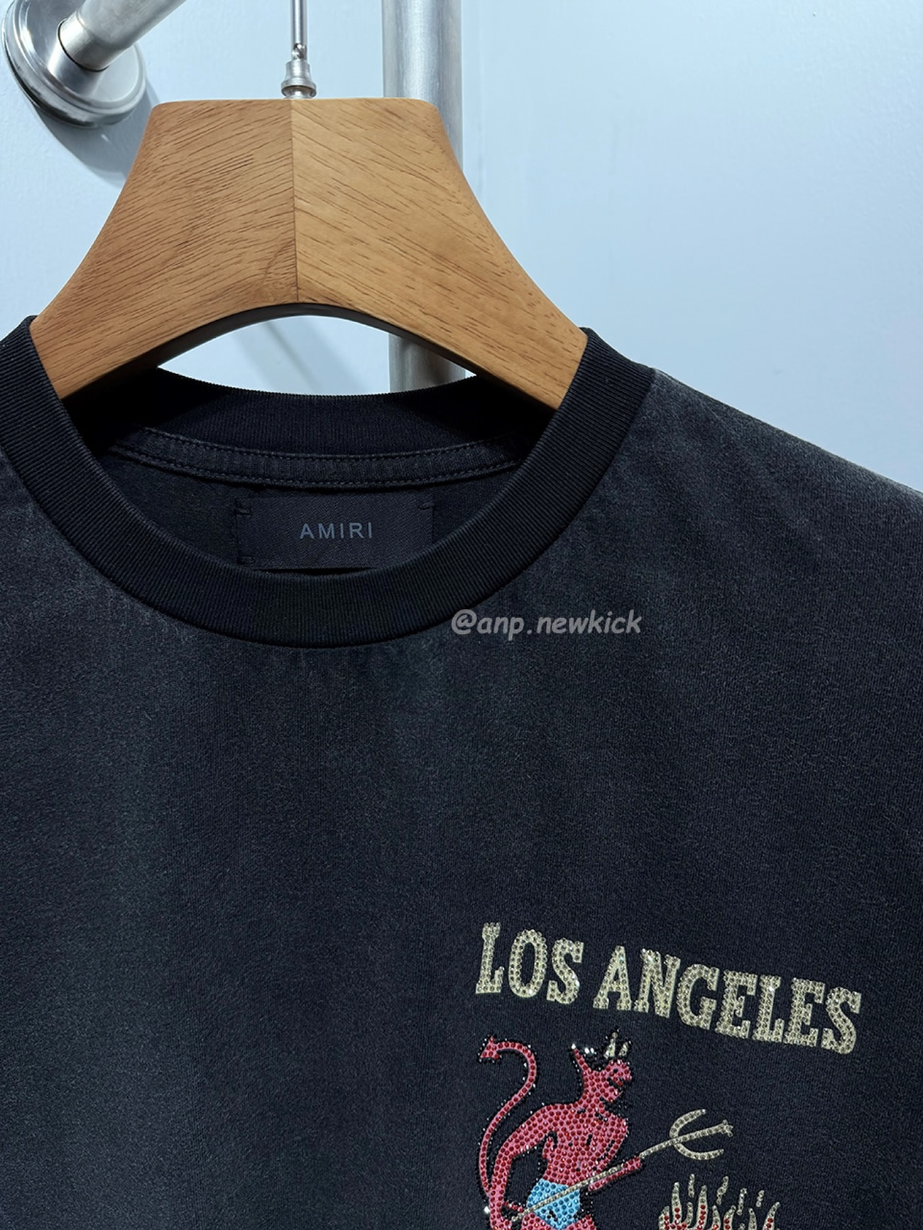 Amiri Cotton Crystal Sinners T Shirt (4) - www.newkick.vip